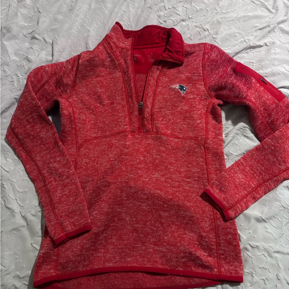 New England Patriots Quarter-Zip Pullover